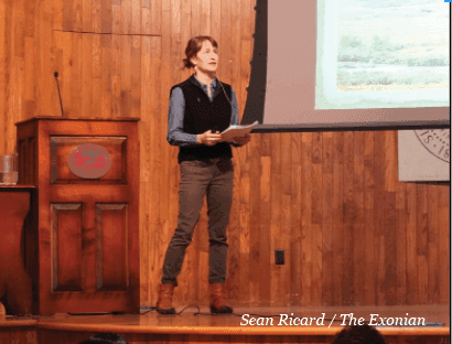 Tia Shoemaker Speaks on Life in the Alaskan Wilderness at Friday Morning Assembly